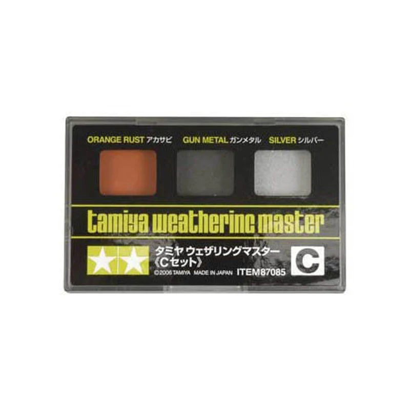 Gun Metal Silve Tamiya makeup material Series No.85 Weathering Master C rust